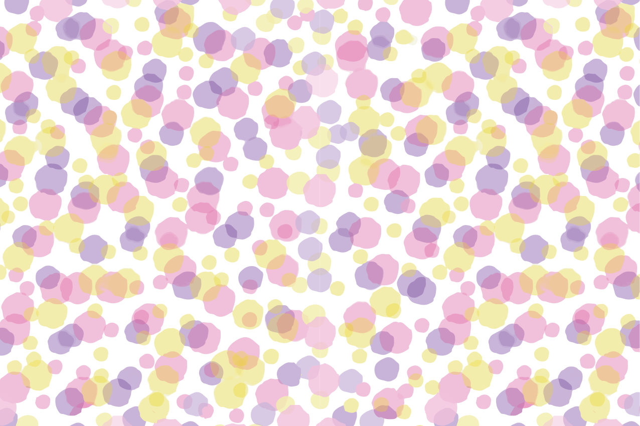 Individual para mesa patrón patrones abstractos coloridos - TenVinilo