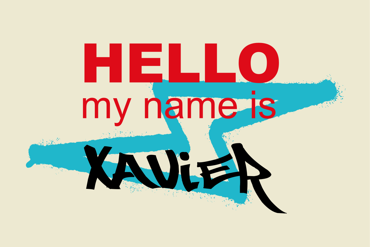 Individual para mesa frases anuncio de nombre personalizado - TenVinilo