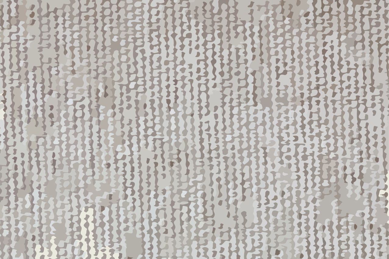 Mantel individual patrón Imitación de fibra natural blanca - TenVinilo