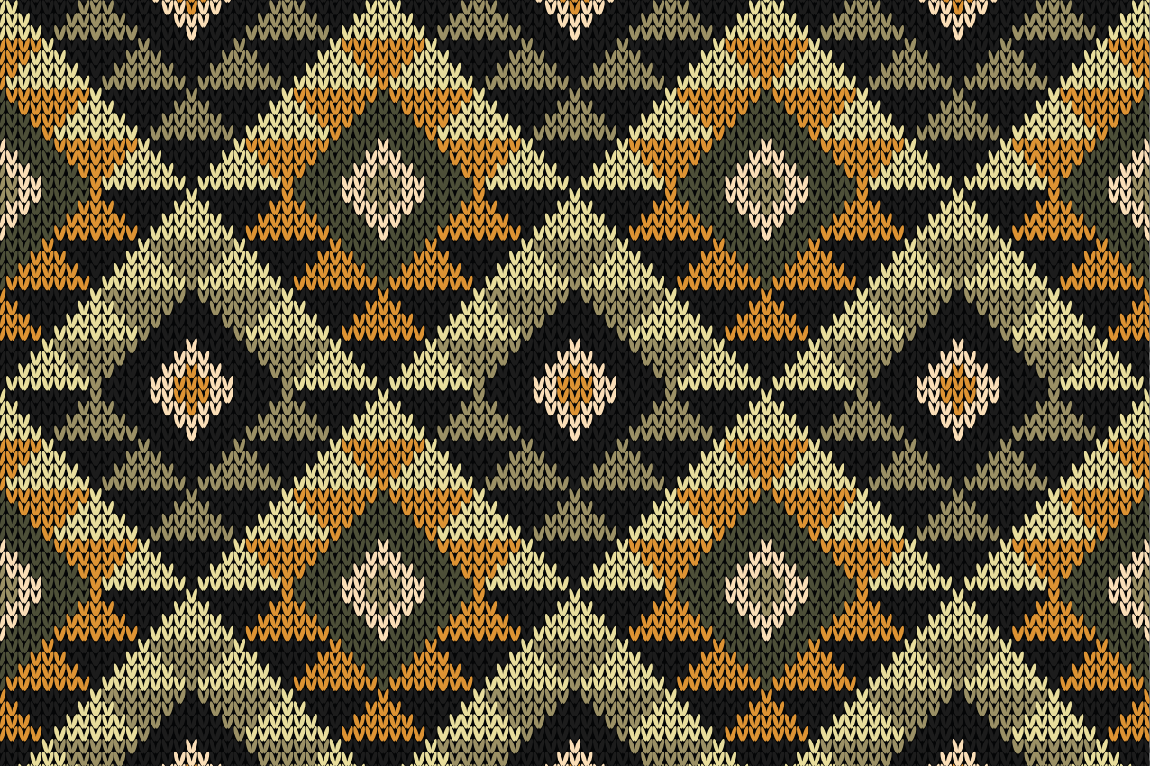 Individual para mesa patrón motivo geométrico chic - TenVinilo