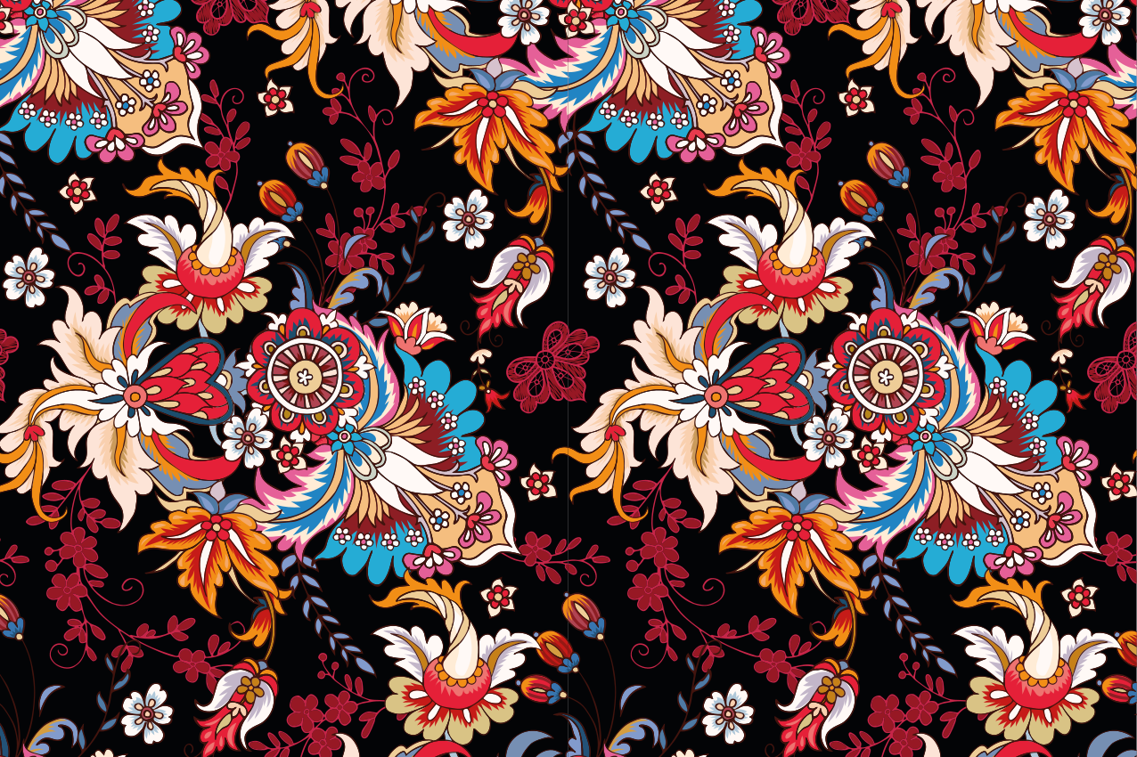 Individual para mesa original elegancia floral emblema - TenVinilo
