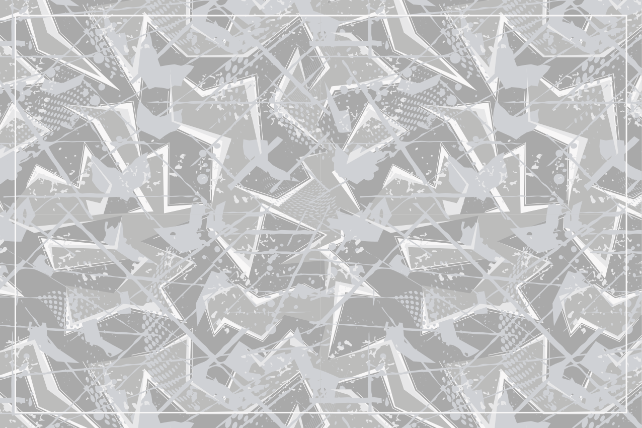 Individual para mesa patrón formas geométricas abstractas - TenVinilo