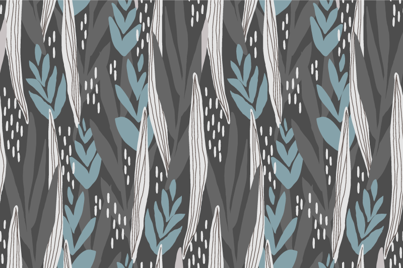 Individual para mesa patrón hoja texturizada - TenVinilo