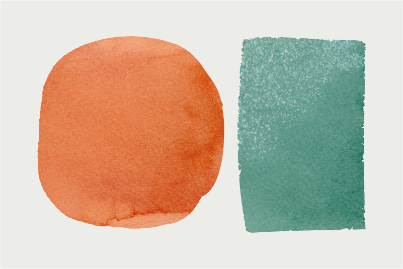 Individual para mesa patrón manchas abstractas - TenVinilo