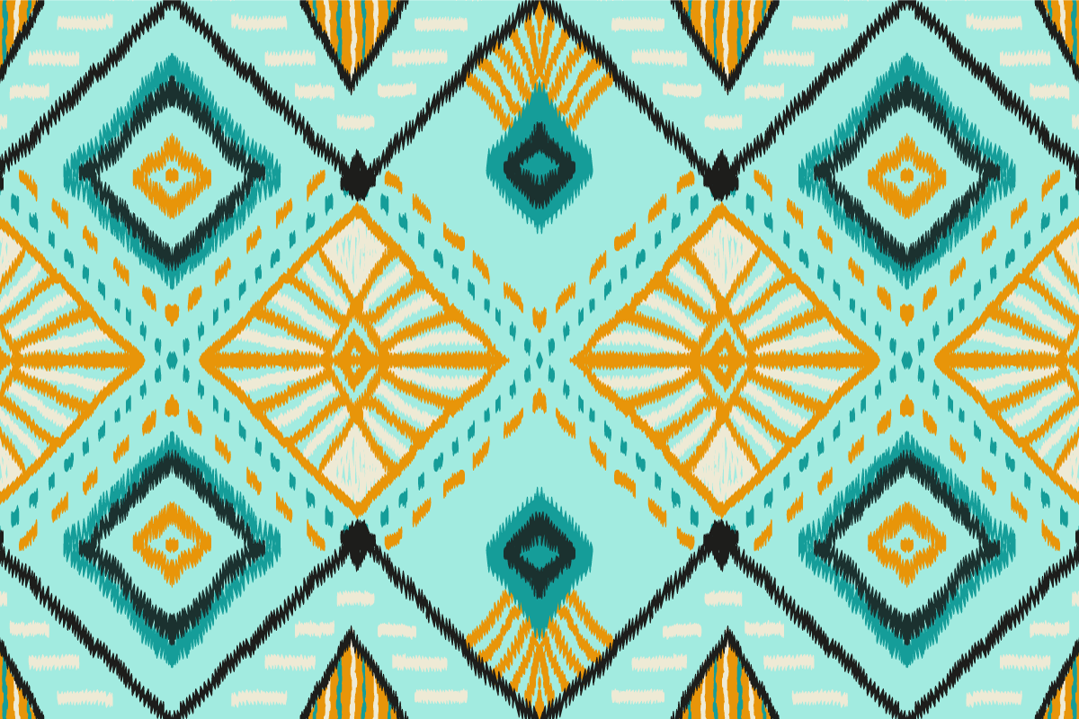 Individual para mesa patrón motivo geométrico abstracto - TenVinilo