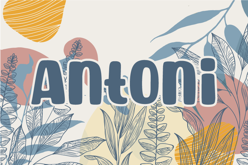 Individual para mesa original diseño de nombre elegante - TenVinilo