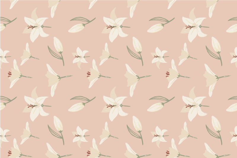 Individual para mesa navideño mantel floral - TenVinilo