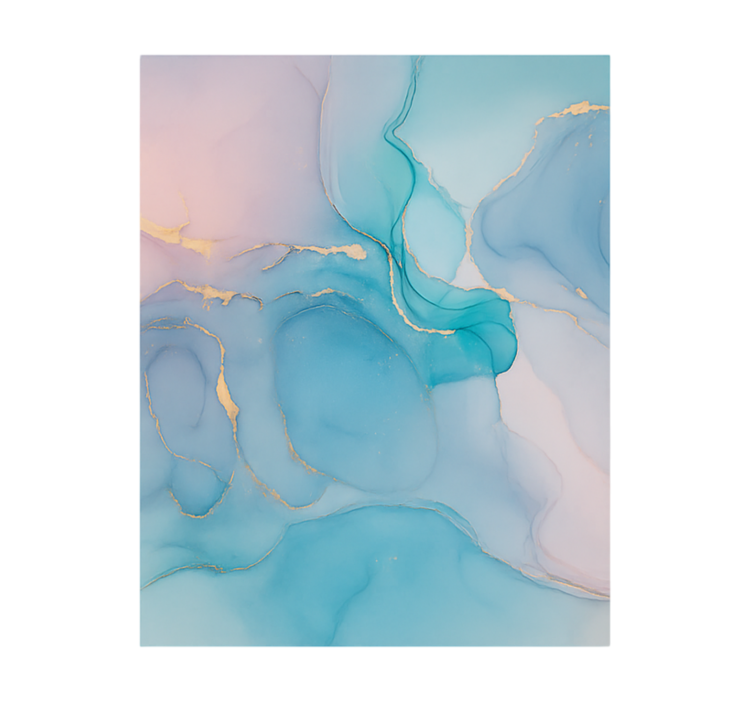 Mural juvenil efecto de aguas tranquilas - TenVinilo