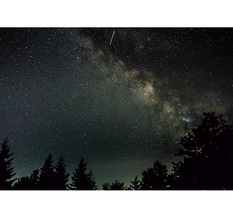 Mural del espacio paisaje nocturno celestial - TenVinilo