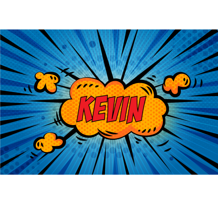 Fotomural personalizable Nombre personalizado del arte pop - TenVinilo