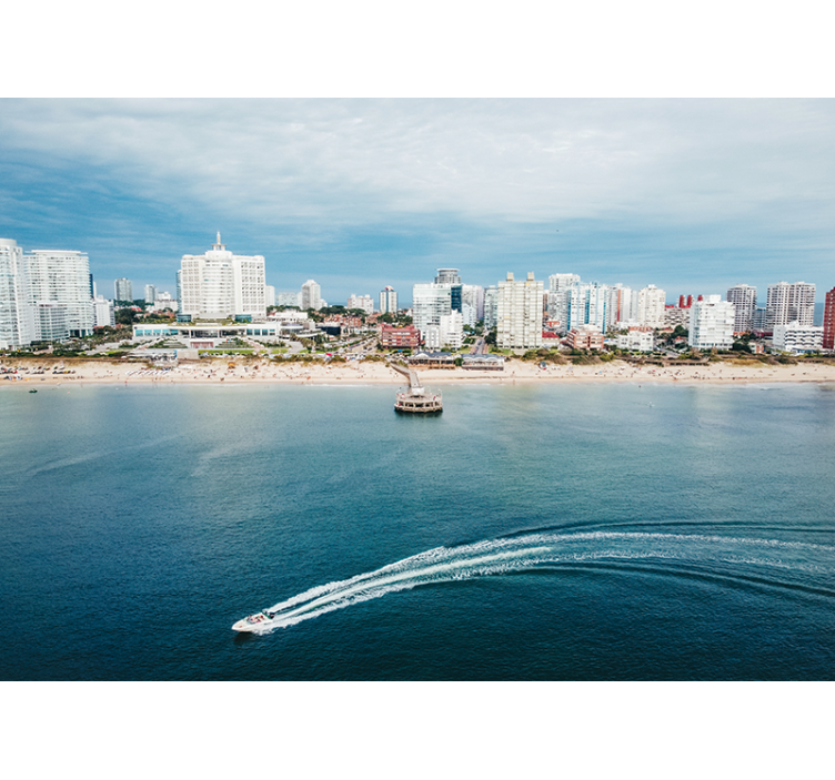Fotomural mar Punta del este - TenVinilo