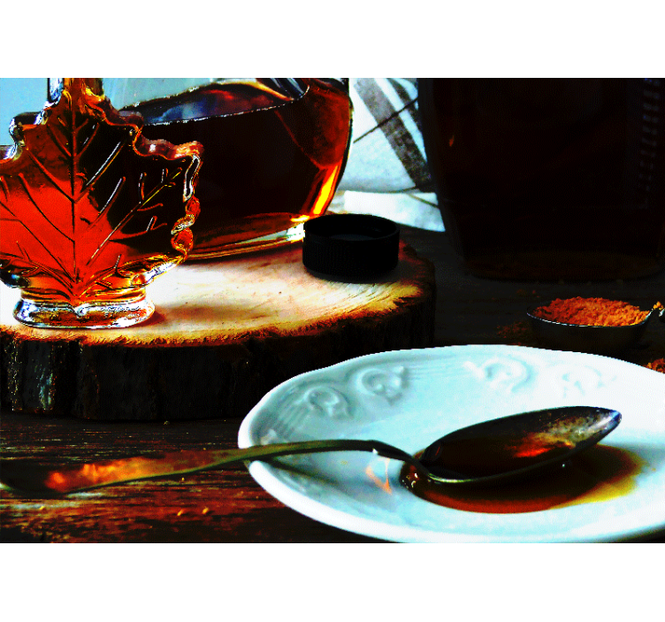 Mural graffiti delicia de jarabe de arce - TenVinilo