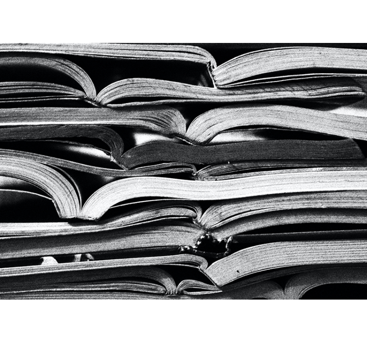 Mural de texturas páginas abiertas apiladas - TenVinilo