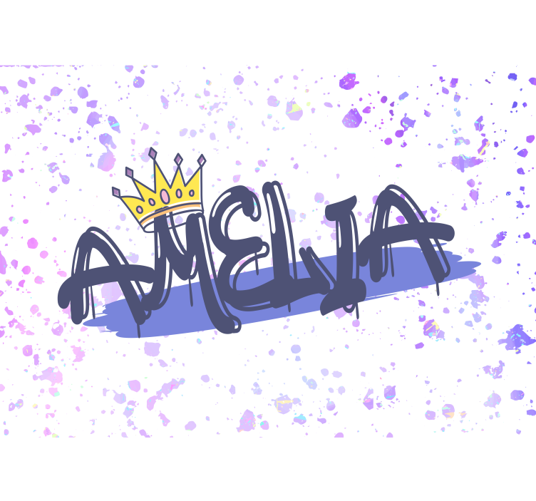 Mural de frases formación de nombre personalizado - TenVinilo