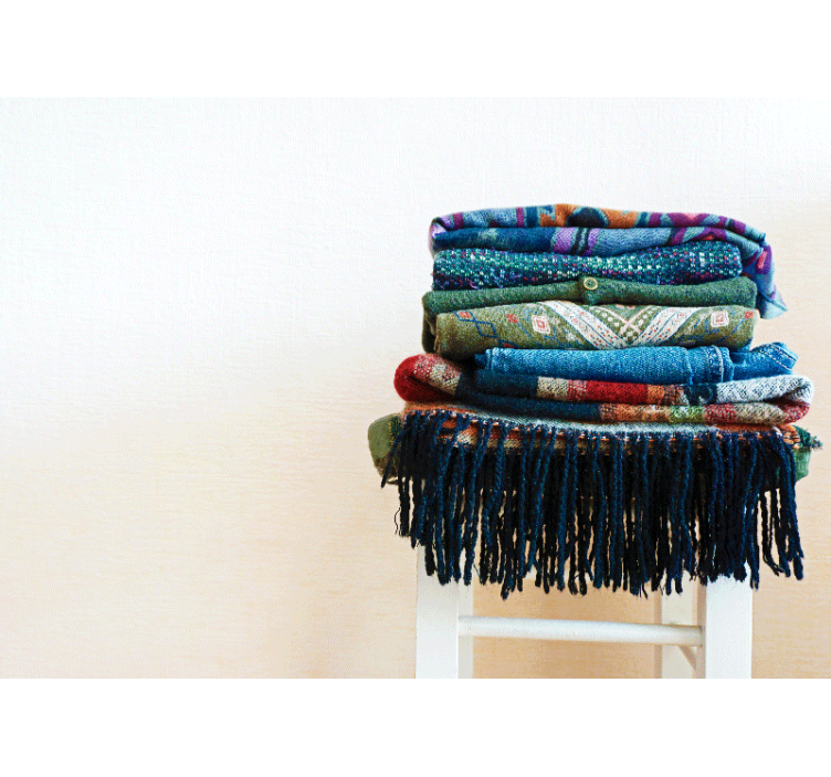 Mural de texturas telas texturizadas envueltas - TenVinilo