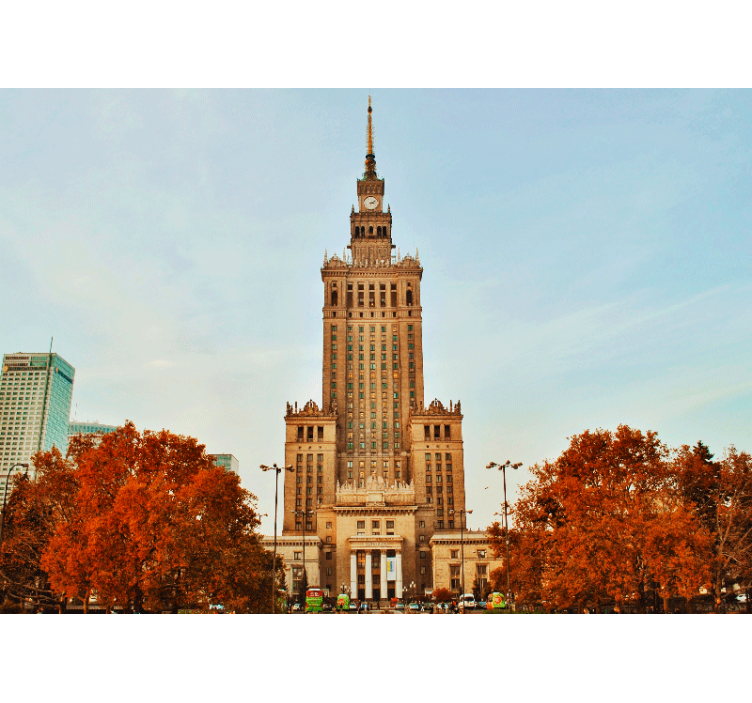 Mural ciudad palacio de la cultura - TenVinilo