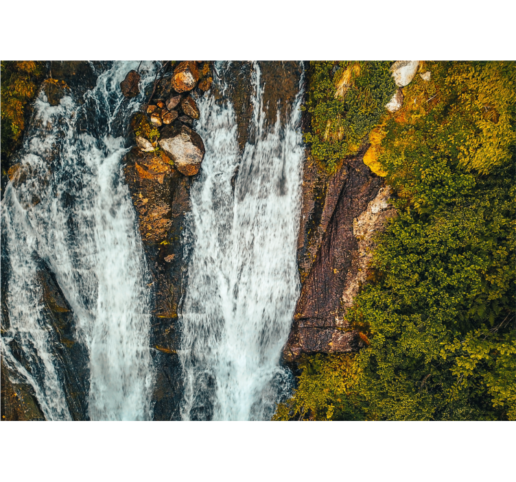 Mural de cascada paisaje de gran cascada - TenVinilo