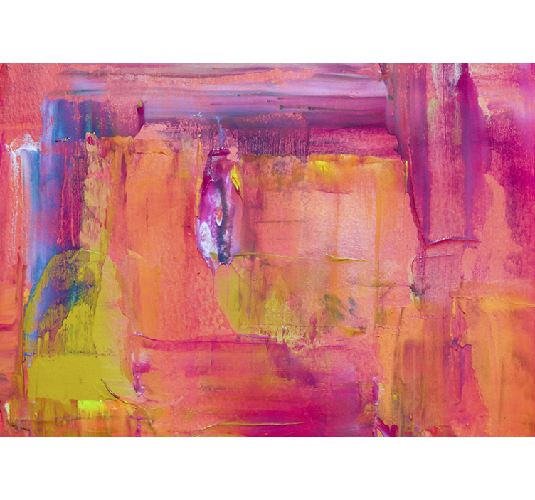 Mural abstracto explosión de color vibrante - TenVinilo