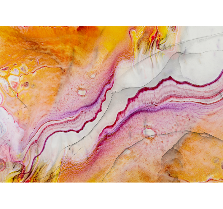 Mural abstracto patrones fluidos vibrantes - TenVinilo