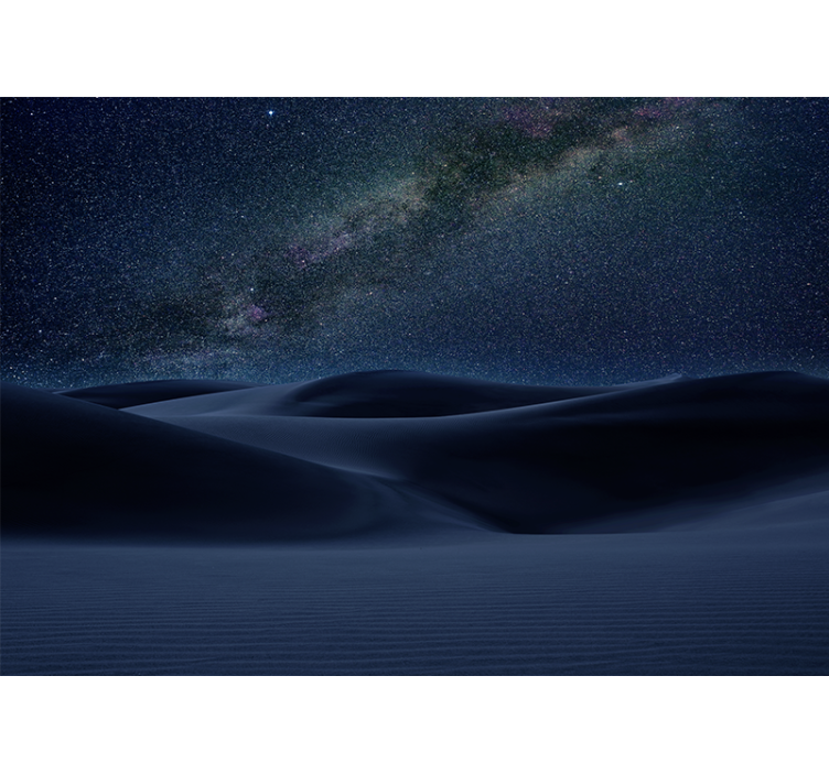 Mural del espacio paisaje estrellado - TenVinilo