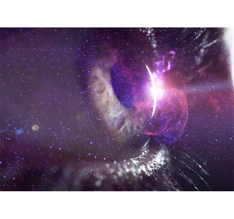 Mural del espacio perspectiva del ojo galáctico - TenVinilo