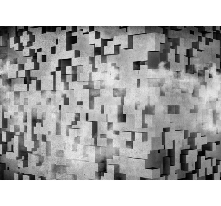 Mural de textura patrón geométrico moderno - TenVinilo