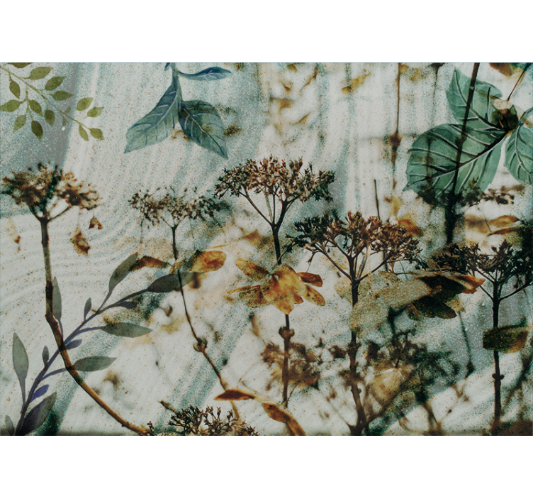 Mural para salón Flora botánica - TenVinilo