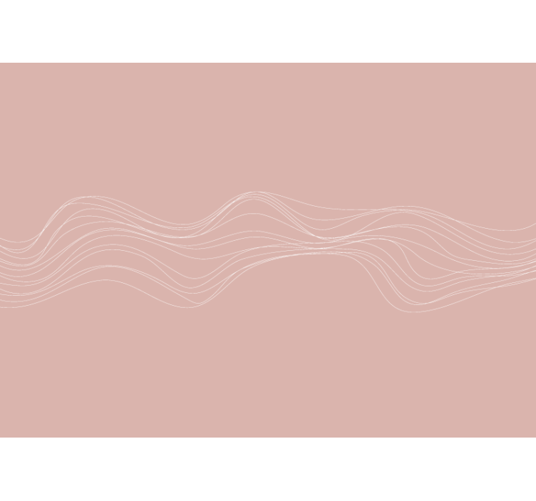 Fotomural abstracto Ondas de terracota - TenVinilo