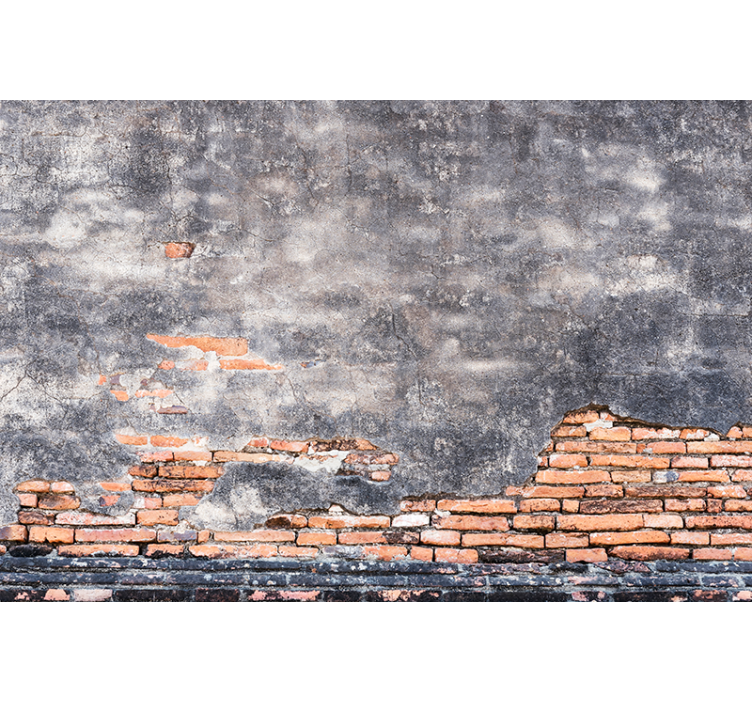 Fotomural imitación ladrillo muro grungePared grunge - TenVinilo