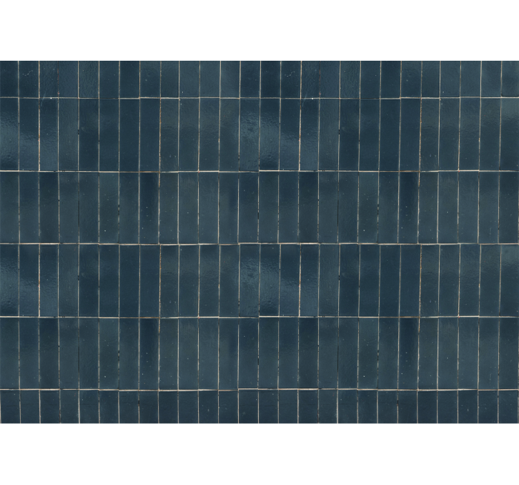 Fotomural baño los azulejos grises - TenVinilo