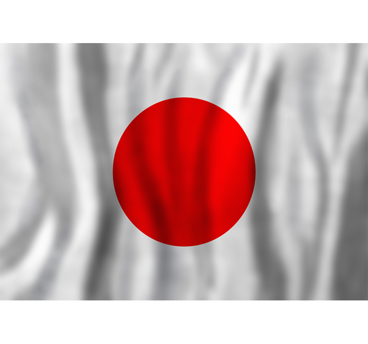 Fotomural ciudad bandera japonesa - TenVinilo