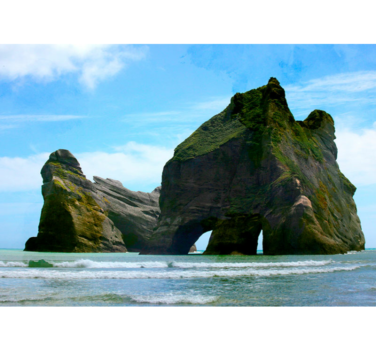 Mural de montañas majestuoso paisaje de montaña - TenVinilo