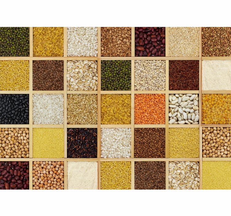 Fotomural cocina diferentes legumbres - TenVinilo