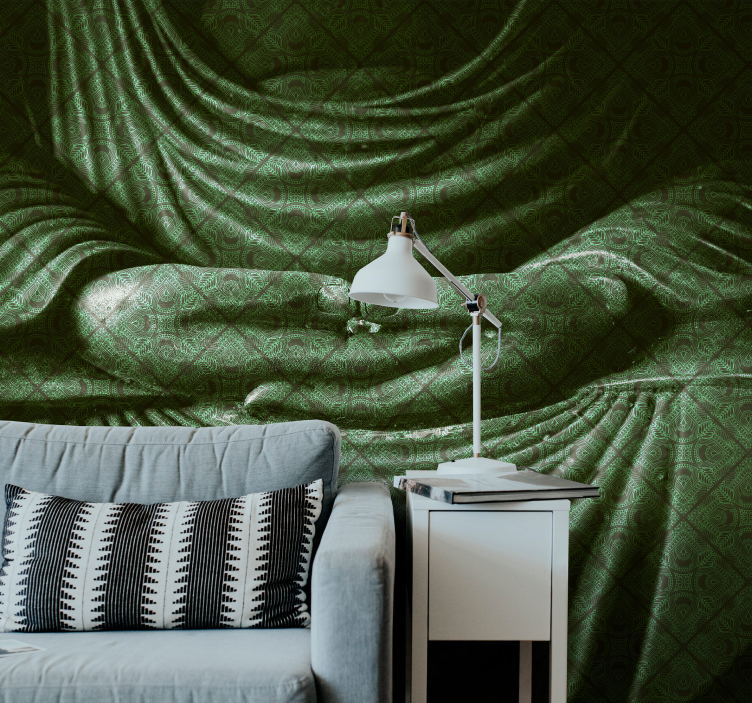 Mural de buda estatua buda tranquilo - TenVinilo