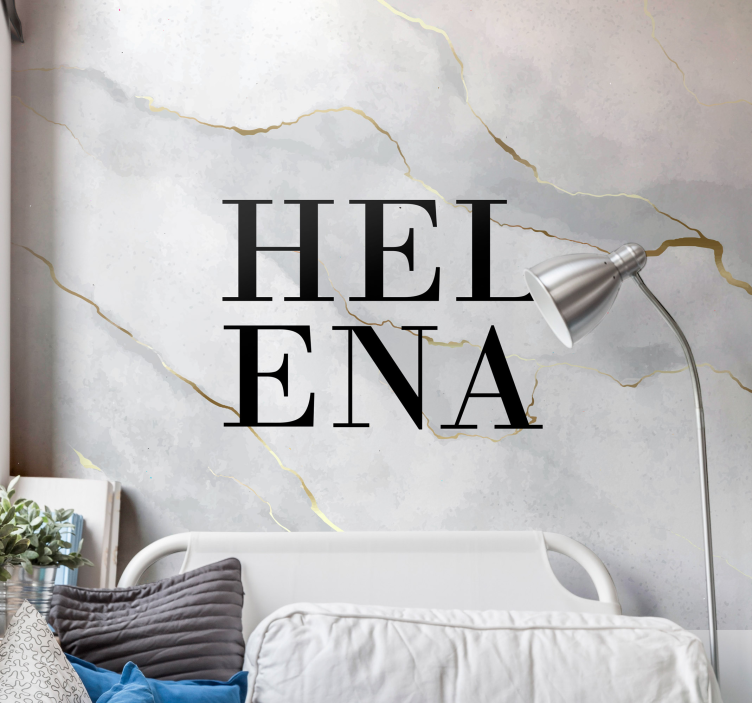 Mural de frases acento de texto personalizado - TenVinilo