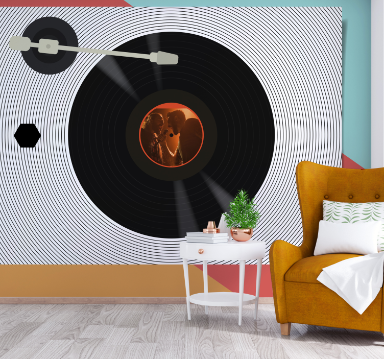 Mural de música amor por los discos de vinilo - TenVinilo