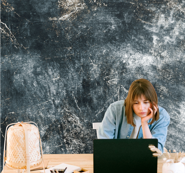 Mural de textura superficie oscura texturada - TenVinilo