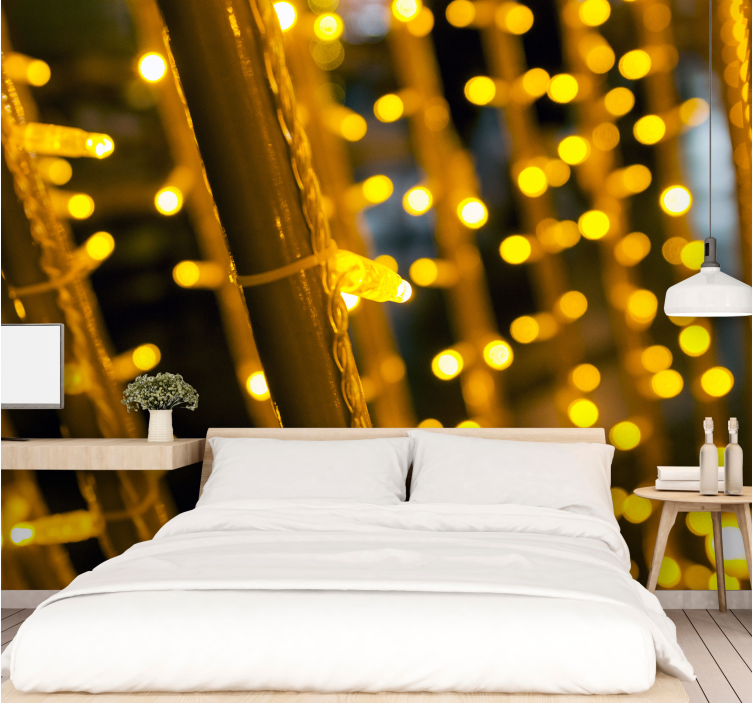 Mural de texturas patrones de luz resplandeciente - TenVinilo