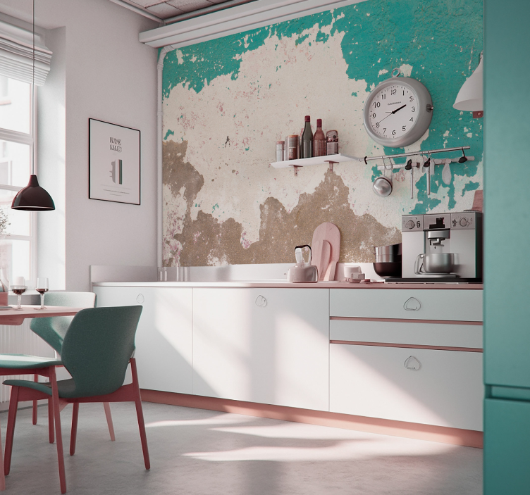 Fotomural texturas pared descascarada grunge - TenVinilo