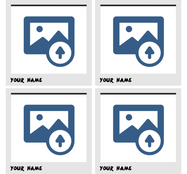 Posavasos con foto y nombre personalizable - TenVinilo