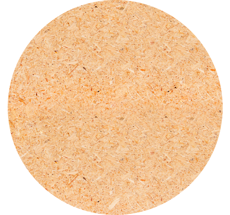 Posavasos redondos de material natural - TenVinilo