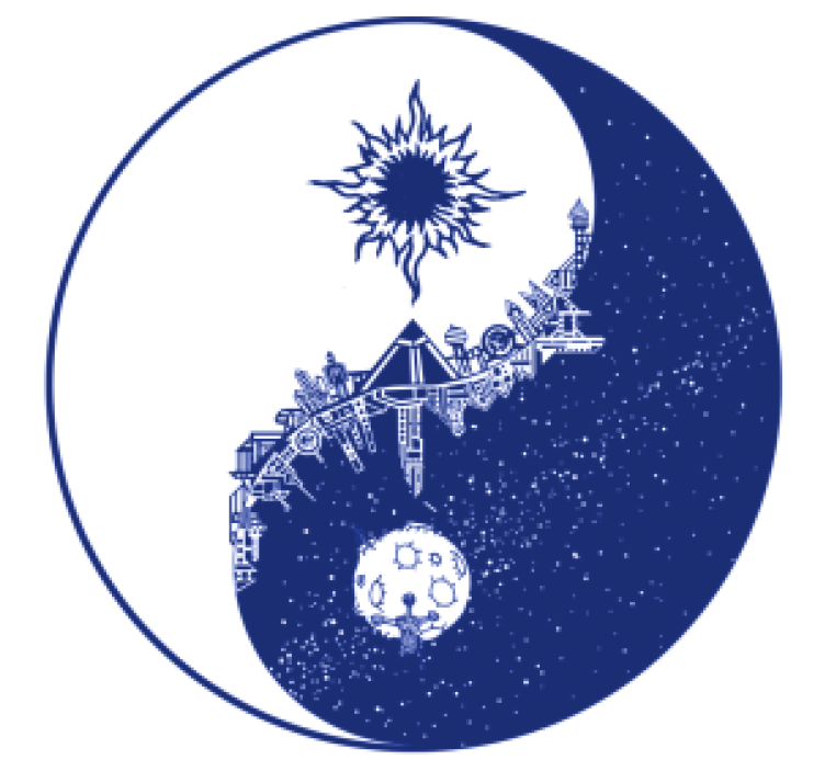 Posavasos cerveza escena cósmica celestial - TenVinilo