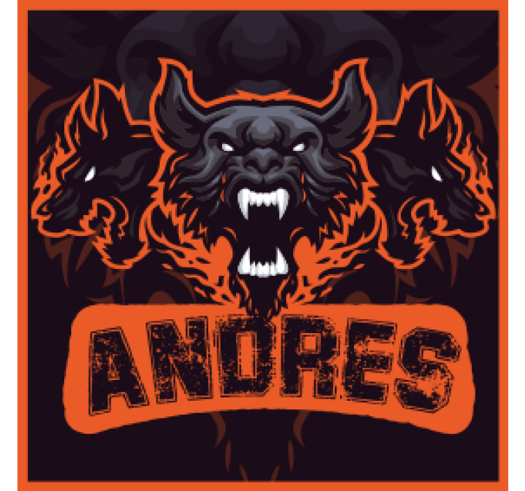 Posavasos frikis bestia de tres cabezas - TenVinilo