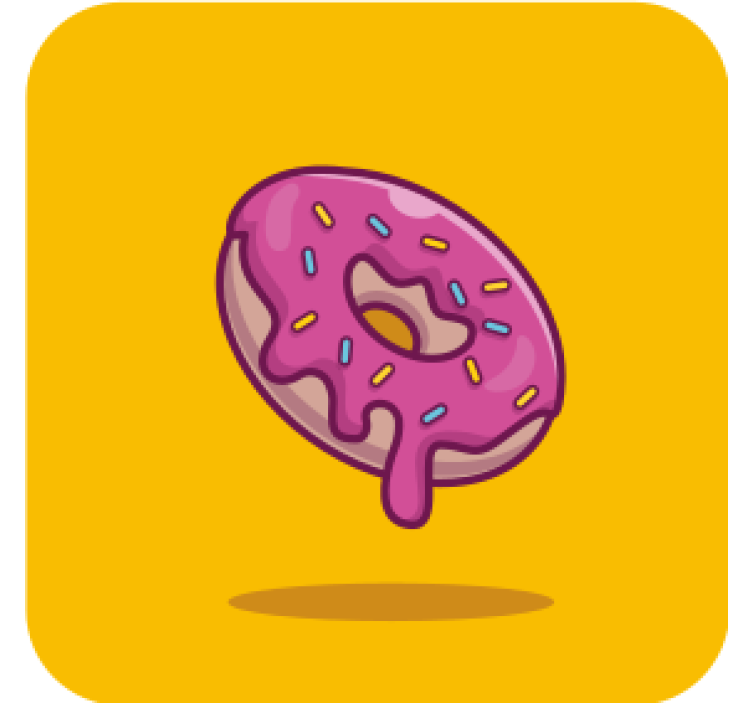 Posavasos cerveza pastelito helado rosa - TenVinilo