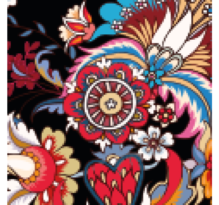 Posavasos composición floral viva - TenVinilo