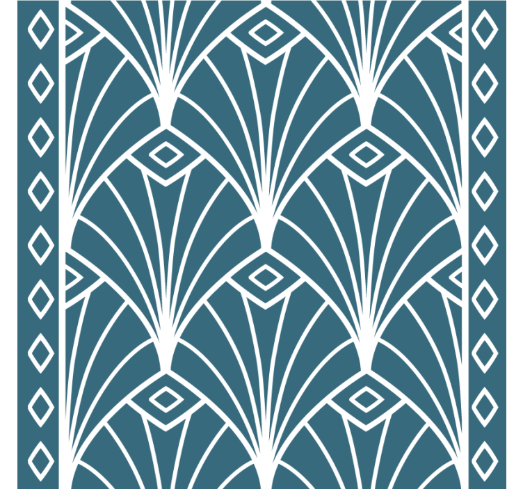 Posavasos con motivo geométrico - TenVinilo