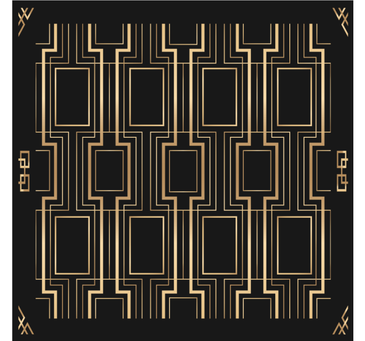 Posavasos inspiración de patrones geométricos - TenVinilo