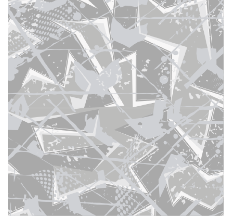 Posavasos motivo geométrico abstracto - TenVinilo