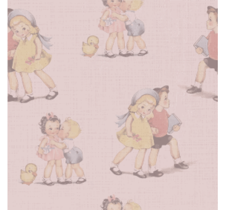 Posavasos vintage ilustraciones infantiles divertidas - TenVinilo