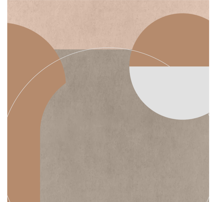 Posavasos moderno formas geométricas abstractas - TenVinilo